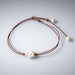 Raw Pearl Leather Choker from OIYA - SHOPELEOS