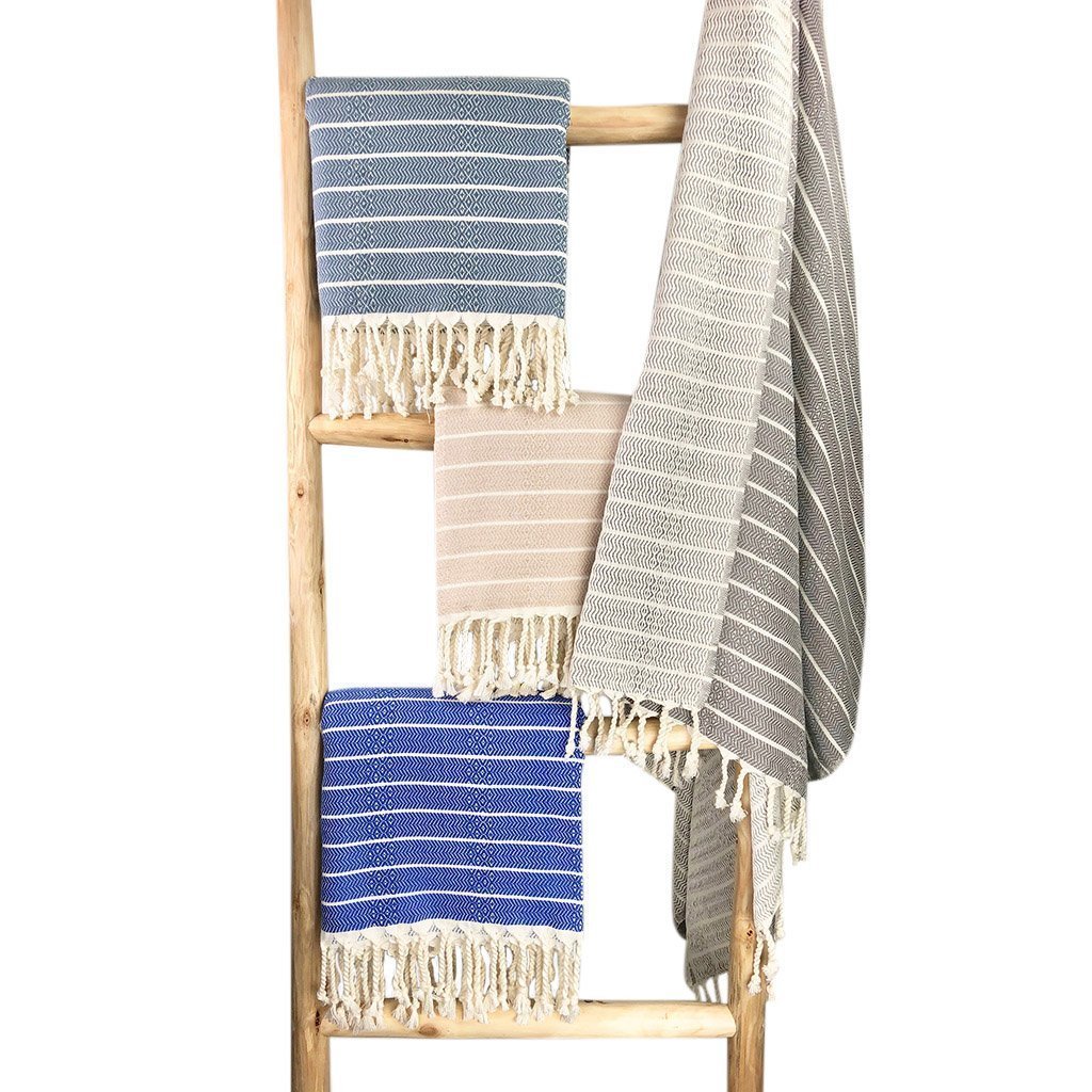 Geo Stripe Turkish Towelcategory_Bedding & Bath from SLATE + SALT - SHOPELEOS